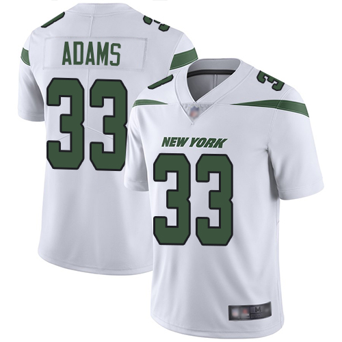 New York Jets Limited White Men Jamal Adams Road Jersey NFL Football 33 Vapor Untouchable